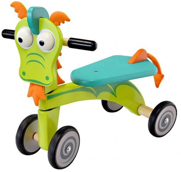 I'm Toy I&apos;m Toy Loopfiets Draak Junior Groen Blauw - Foto 3