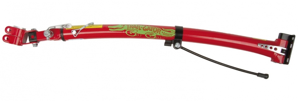 Trail Gator tandemstang 25,4 31,8 mm staal rood